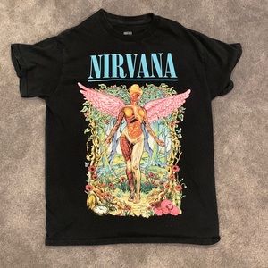Nirvana In Utero Graphic Tee Shirt